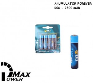 Akumulator Forever R06 2500 mAh5.86