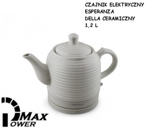 Czajnik Elektryczny Esperanza Della Ceramiczny 1,2l - 73.60