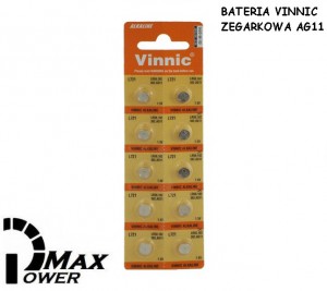 bateria vinnic zegarkowa ag11-0.39