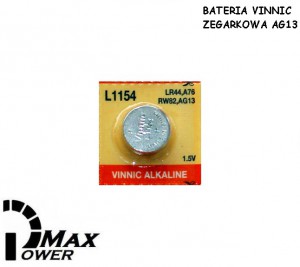 bateria vinnic zegarkowa ag13-0.41